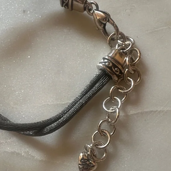 Brighton Black and Silver Necklace Set